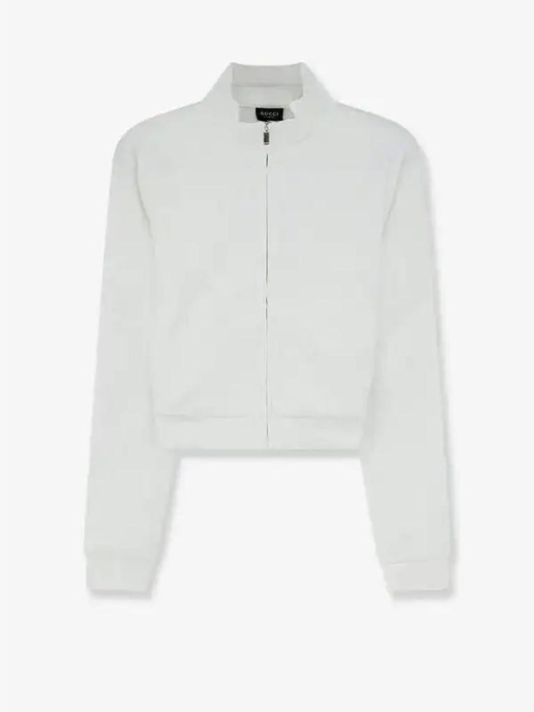 Gucci Zippered Sweater With Web Detail Tag Size S Women
